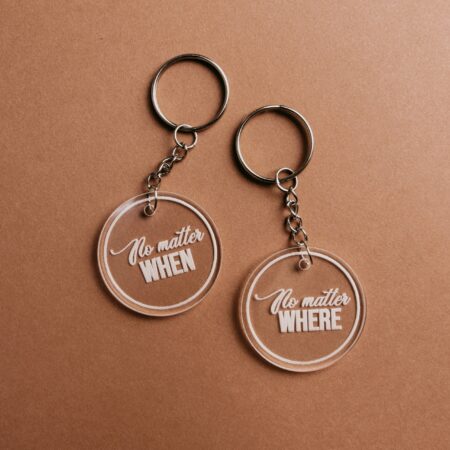 Porte-clés No matter when no matter where