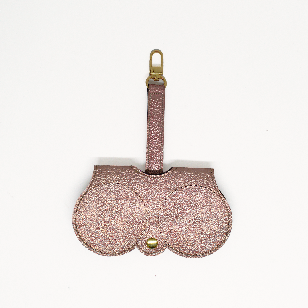 Pochette Lunettes Metallic Pink